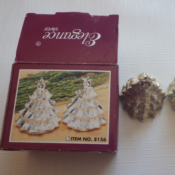 Elegance Silver Salt and Pepper Shakers - Picture 1 of 4